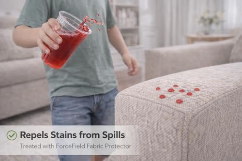ForceField Fabric Protector 22 oz Spray – Water-Based, Fluorochemical-Free Stain Repellent for Upholstery, Carpet, Rugs & Clothing – Protects Against Water-Based Spills