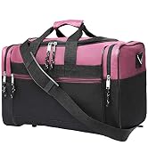BuyAgain Duffle Bag, 17" Travel Carry On Sport Overnight Weekender Duffel Gym Bag with Adjustable...
