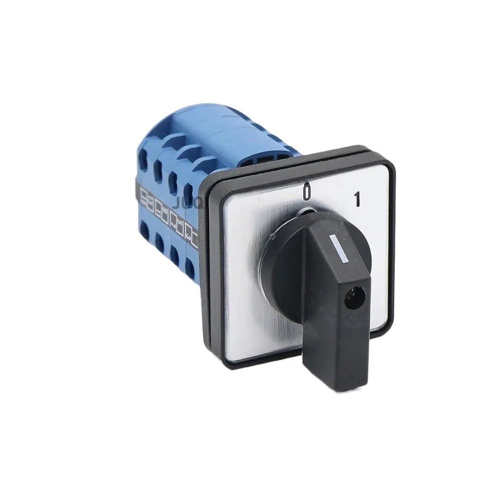 HYUJNAFZR LW26-20/4 Transfer Switch 4 Floors 0-1 2Positions 440V 20A Universal Rotary Selector On-Off Cam Changeover Switch(0-1)