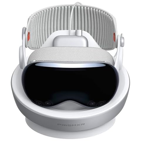 PRISMXR Charging Dock Compatible with Apple Vision Pro 65W Fast Charge Station with USB-C Charger and Cable (Carina D1) Cover