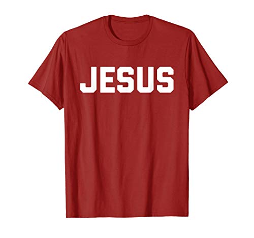 Jesus T Shirt | Red and White Jesus Christ Tee Gift Camiseta