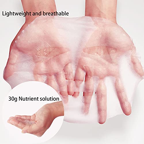 Sheet Mask,5Pcs Fruit Extract Face Mask Set,Aloe Vera Gel Face Mask,Hydrating Face Mask,Face Masks Beauty,Face Masks Skincare,Improves Skin Face Care,Skin Care Sets For Women - Image 7