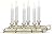 Xodus Innovations FPC1525P Battery Operated LED Window Candle with Sensor, Aged Pewter (Pack of 6)