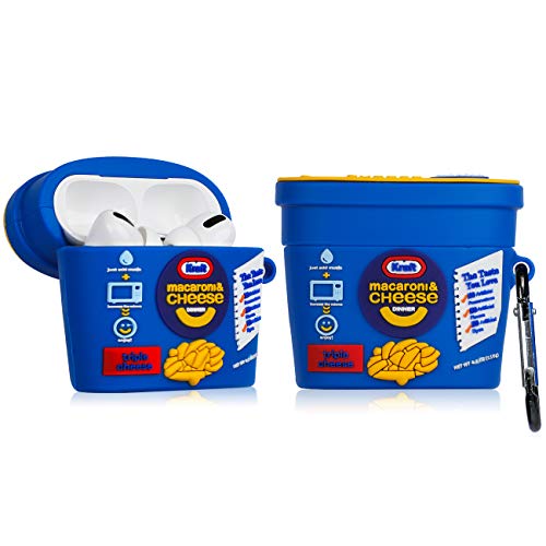 Besoar For Airpod Pro 2019/Pro 2 Gen 2022 Case, 3D Cute Silicone Cartoon Kawaii Cool Air Pods Cover, Funny Fun Fashion Unique Food For Girls Women Boys Teen Soft Cases For Airpods Pro (Blue Cheese) #TOP1