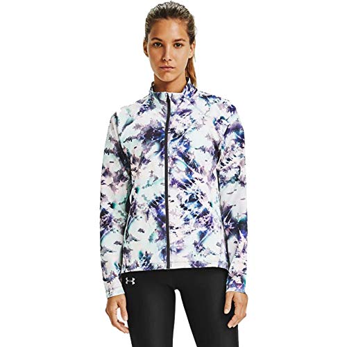 Damen Jacke Storm Launch 3.0 Jacke mit Druck, Seaglass Blue / Reflective (403), MD, 1356207-403