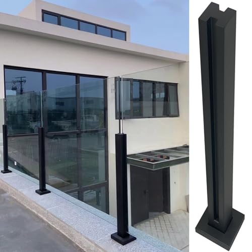 Colonne d'escalier fixe grâce au support en métal pour balcon sécurisé