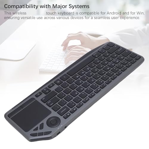 Clavier sans fil avec pavé tactile rétroéclairé 7 couleurs multi-appareils - 5
