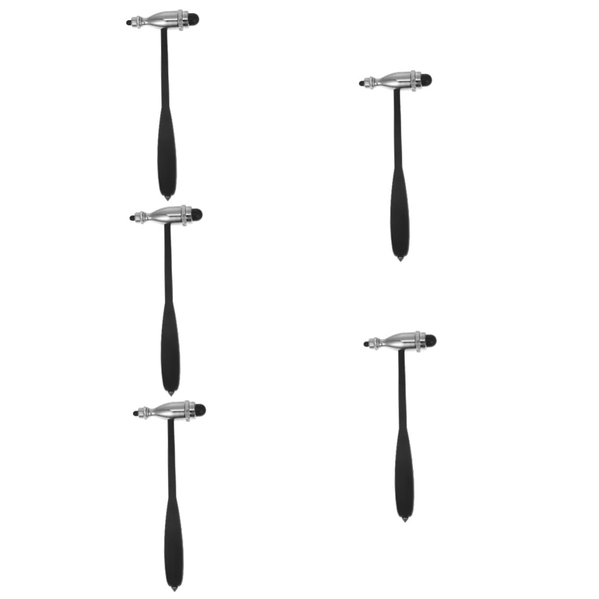 Ciieeo 5 Pezzi Martello Neurologico Professionale Ergonomico per Test Riflessi e Sensibilità Nerve Leggero e Strumento Portatile per Uso Personale