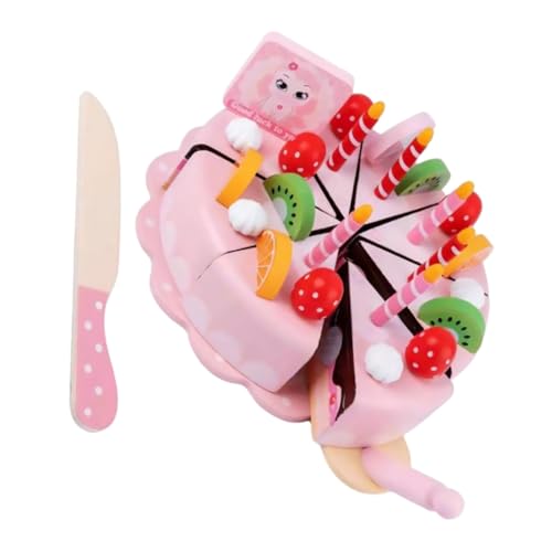 TOYANDONA Juguete para Cortar Pasteles con Formas Vívidas para Niños Y Niñas Juego Educativo para Cortar Pasteles para Niños Pequeños