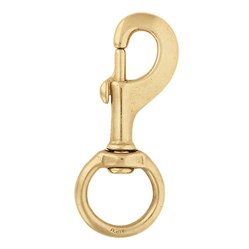 Weaver Leather #225 Round Swivel Snap, Solid Brass, 1 1/4" #TOP16