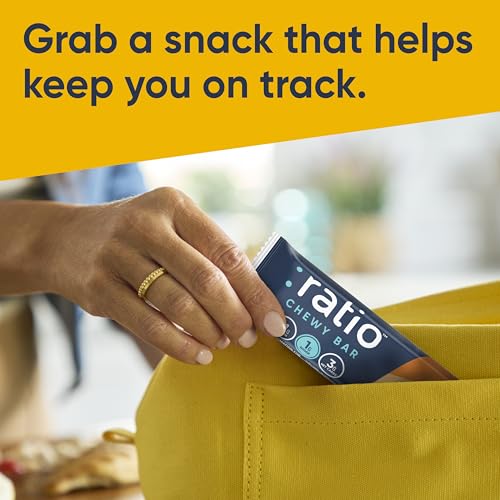 :Ratio Ratio Chewy Protein Bar, Peanut Butter Almond, 11G Protein, Keto Friendly thumb #4