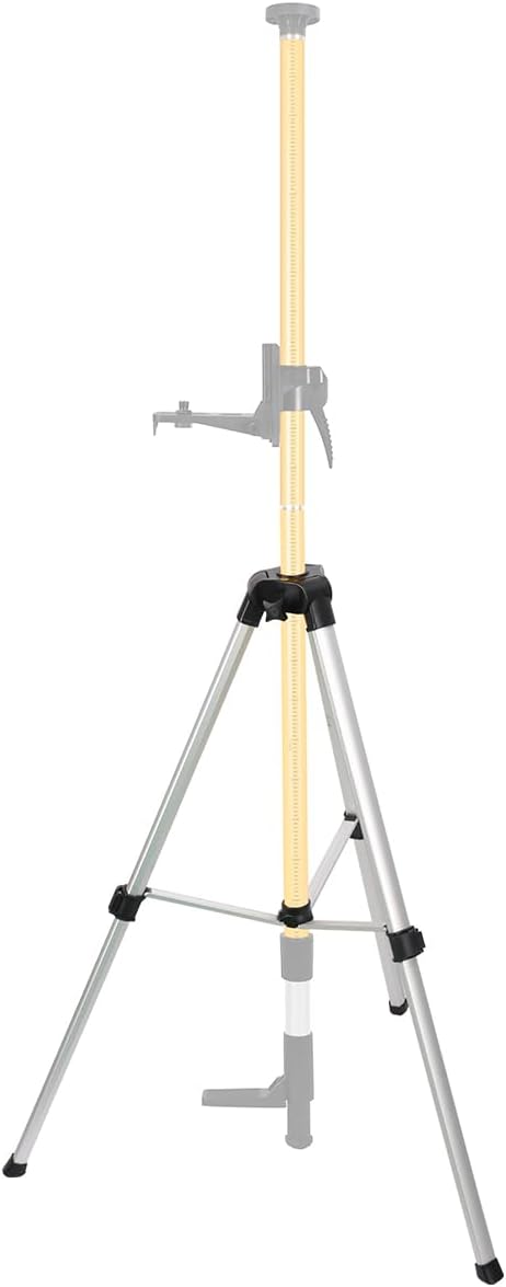 Telescopic Pole Tripod, Updated Support Pole Tripod for Replacement of Different Laser Level Poles (SP2 Single Tripod for Replacement)