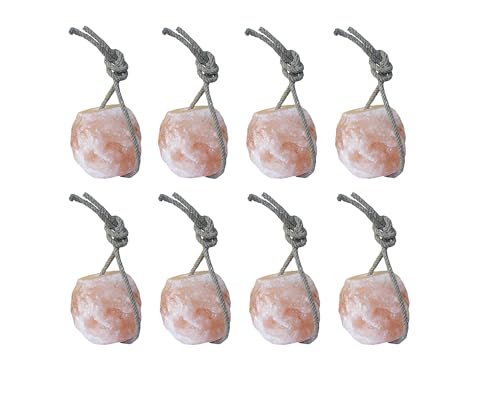 Piedra de piedra para caballos del Himalaya, juego de 8, sal pura del Himalaya para un suministro óptimo de minerales