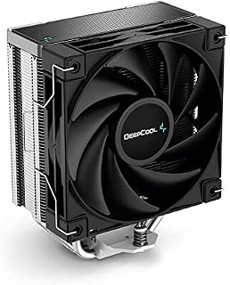 DeepCool AK400 CPU Air Cooler 220w TDP 6mm x 4 Nickel Plated Copper Heat Pipes CPU Cooler with PWM 120mm FDB Fan 1850RPM for Intel LGA 1700/1200/1151/1150/1155 AMD AM5/AM4, Black