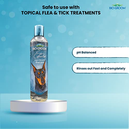 Image of Bio-Groom So Gentle Hypo-Allergenic Dog Shampoo - Soap-Free Tear-Free Shampoo for Sensitive Skin, Coconut & Palm Kernel Formula, Reduces Itching & Irritation, 355 ml