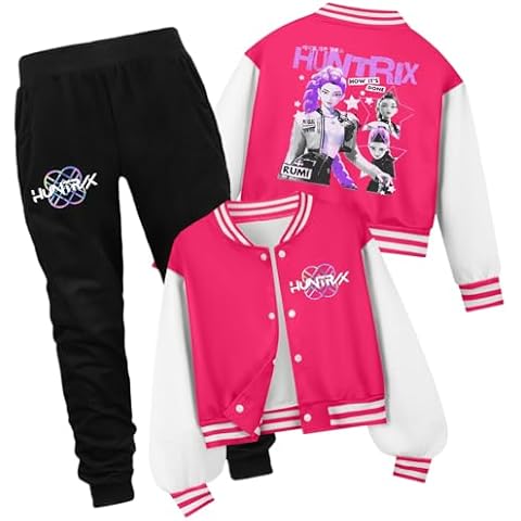 HUEAHDOU Demon Movie Hunters Kids Hoodie Set Cover