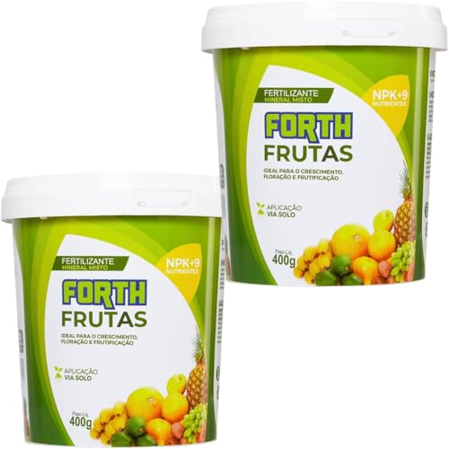 Kit 2 Forth Frutas 400g, Fertilizante, Adubo para Plantas Frutífe...