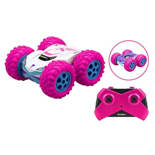 Exost Silverlit Ferngesteuertes Geländefahrzeug 360 Cross Rosa - für Kinder ab 5 Jahren - Allradfahrt auf 2 Seiten mit 360° - Umweltfreundliche, leicht zu öffnende Verpackung - 54727 Exost Silverlit Ferngesteuertes Geländefahrzeug 360 Cross Rosa - für Kinder ab 5 Jahren - Allradfahrt auf 2 Seiten mit 360° - Umweltfreundliche, leicht zu öffnende Verpackung - 54727
