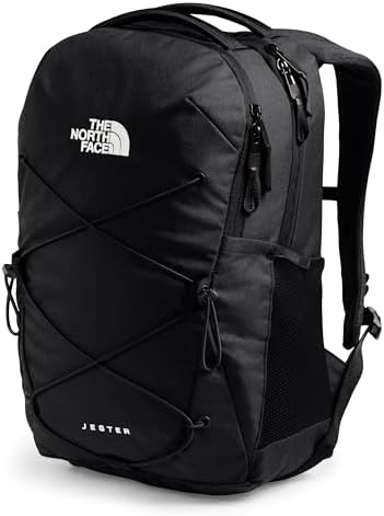 THE NORTH FACE Women's Jester Everyday Laptop Backpack | Commuter Travel Bag with Laptop Sleeve, Water Repellent Finish, TNF Black-NPF, One Size