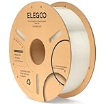 ELEGOO PLA Filament 1.75mm Translucent 1KG, 3D Filament Dimensional Accuracy +/- 0.02mm, 1kg Cardboard Spool(2.2lbs) 3D Printing Filament Fits for Most FDM 3D Printers
