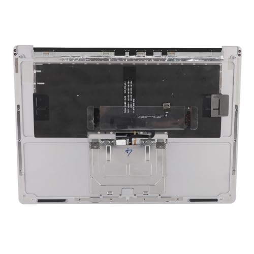 Reposamanos de metal y ABS para laptop de 15 pulgadas: repuesto plateado de calidad 7