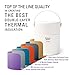 iUwe 16oz Food Thermos for Hot Food Kids Lunch Container with Spoon. 316L Stainless Steel Small Thermal School Lunchbox Leak Proof Travel Soup Thermos Insulated Food Jar for Adult Camping. (White)