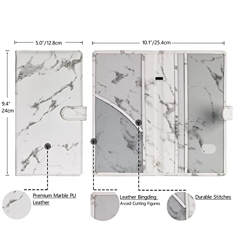 Image of TOURSUIT Car Registration and Insurance Card Holder, Marble Grey