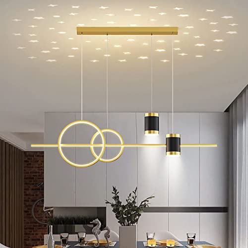 Lampe suspendue table à manger LED réglable hauteur pour salon moderne