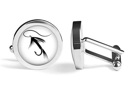 Mancuernillas Fly Fishing Fisherman Angled Edition miniatura 1
