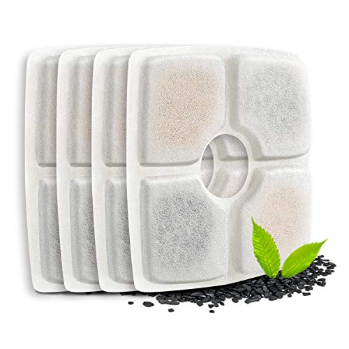 Veken Replacement Filters for 84oz/2.5L Automatic Pet Fountain Cat Water Fountain Dog Water