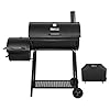 Royal gourmet cc1830fc charcoal grill offset smoker grill cover black  urban country home decor