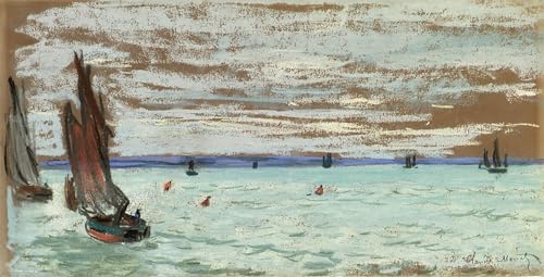Toile Claude Monet Open Sea 60x90cm : transformez un mur vide en un espace de sérénité