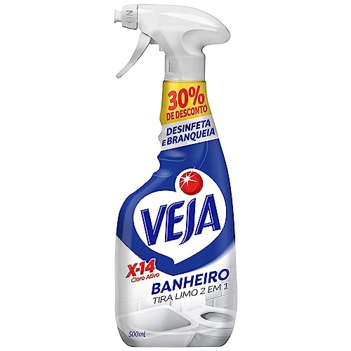 Spray Tira Limo Veja Banheiro X14 500ml Oferta