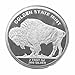 2 oz Buffalo nickel Silver Artisanal Round .999