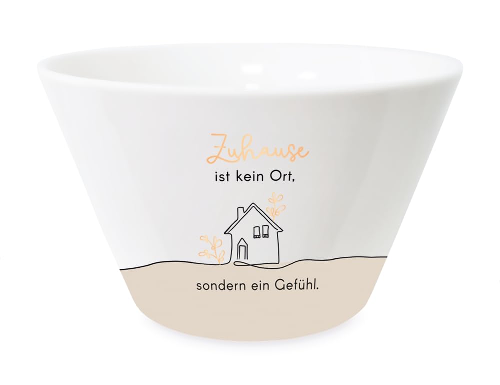Grafik-Werkstatt Workshop Cereal Bowl with Real Gold Porcelain Bowl Home
