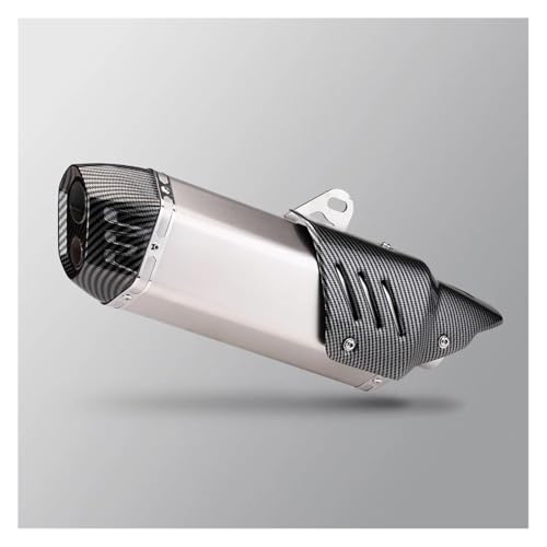 Motorrad Auspuffrohr Für Yamaha Für MT-09 Rechteckige Rohre Schalldämpfer Auspuffanlage(D)