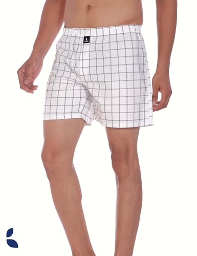 Image of Cotton Boxer Shorts for Men, Breathable, Comfortable & Lightweight (Pack of 2)
