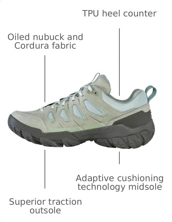Image of Oboz Womens Sawtooth X Low B-Dry Waterproof Hiking Shoe