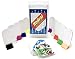 Board Game Stand-Up Player Piece Making Kit - 20 Ready-to-Decorate Uncoated Blank Chipboard Cards with 10 Multi-Color Game Card Stands - by Hedral Games