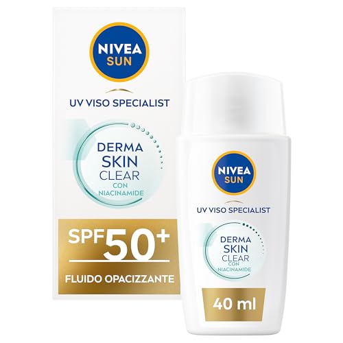 NIVEA SUN Derma Skin Clear Crema solare viso FP50+ da