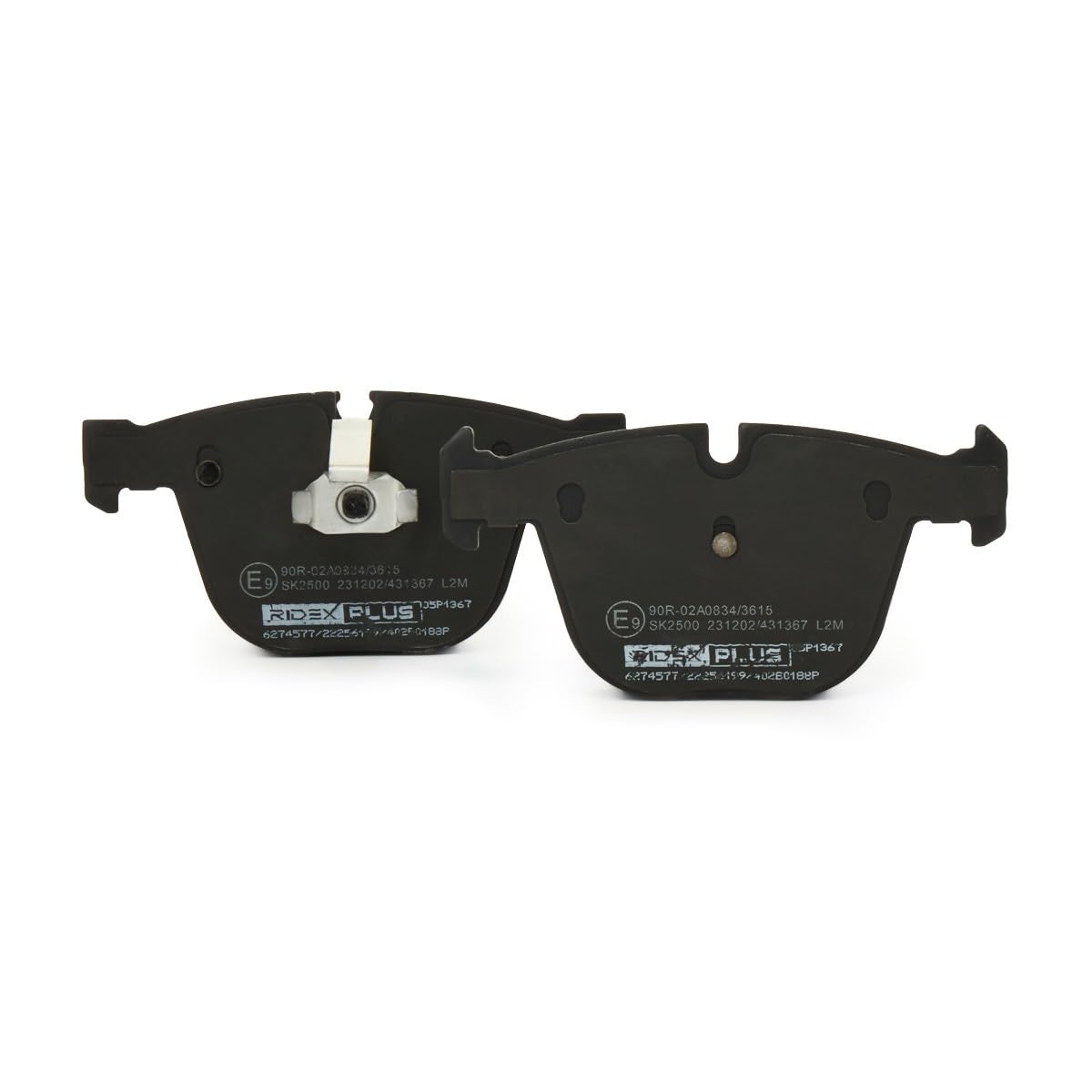 RIDEX PLUS 402B0188P Set d'assale Kit pastiglie freni Posteriore Compatibilità con BMW 3 Sedan E90