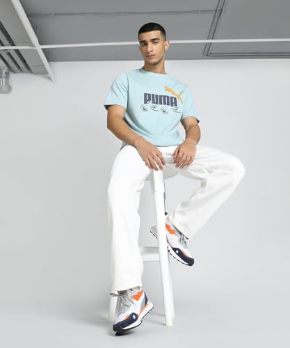 Image of Puma Men's Cotton Regular Fit T-Shirt