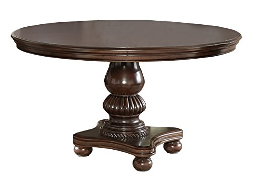 Homelegance Lordsburg Round Dining Table, Cherry...