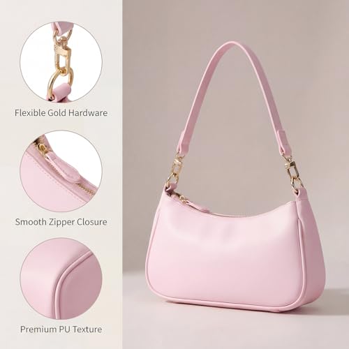 Image of VODIU Clutch Tote Handbags with 2 Removable Straps and Zipper Closure Crossbody Bags Shoulder Purse Handbag for Women