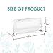 Regalo Safety Swing Down Bed Rail Guard for Toddlers, Bed Safety Rail with Patented Gap Guard, Fits Twin, Full & Queen Mattress, White, Tested & Safe for 30 Years, American Designed, Family Owned