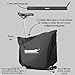 Rhinowalk Dust Cover for BROMPTON Folding Bike -Lightweight, Frame Hidden, Shielding Bike for Public Transportation, Commuting, Home Storage