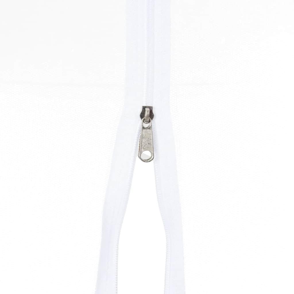 Moustiquaire pour Lit, Moustiquaire Dôme Tente de Lit Pliable avec Portes 220 Maille Blanc 200x150x140cm