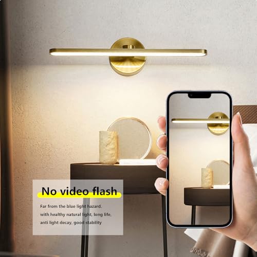 Apliques de Pared Espejo Baño LED de Aluminio Cobre Luz Cálida 42cm 2