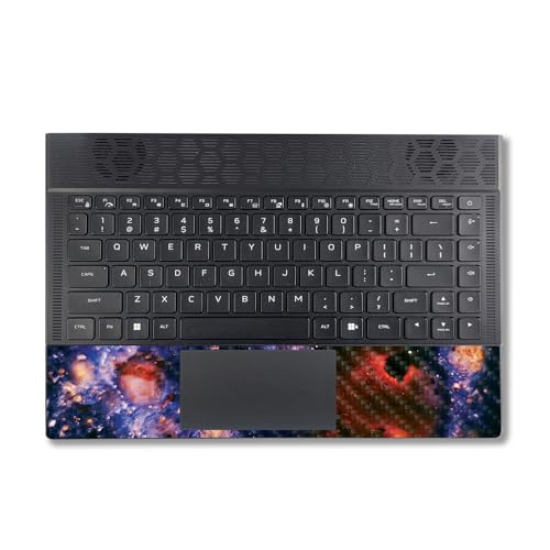 Image of MightySkins Carbon Fiber Skin Compatible with Alienware X14 R2 (2023) Full Wrap Kit - Andromeda | Protective, Durable Textured Carbon Fiber Finish | Easy to Apply & Change Styles | Made in The USA