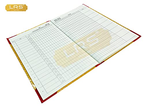 LRS Daily Attendance Time in & Out Register (60 Pages - Pack of 1)